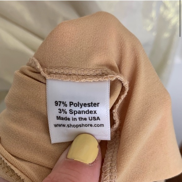 Shore Gold Shift Dress - Picture 3 of 5